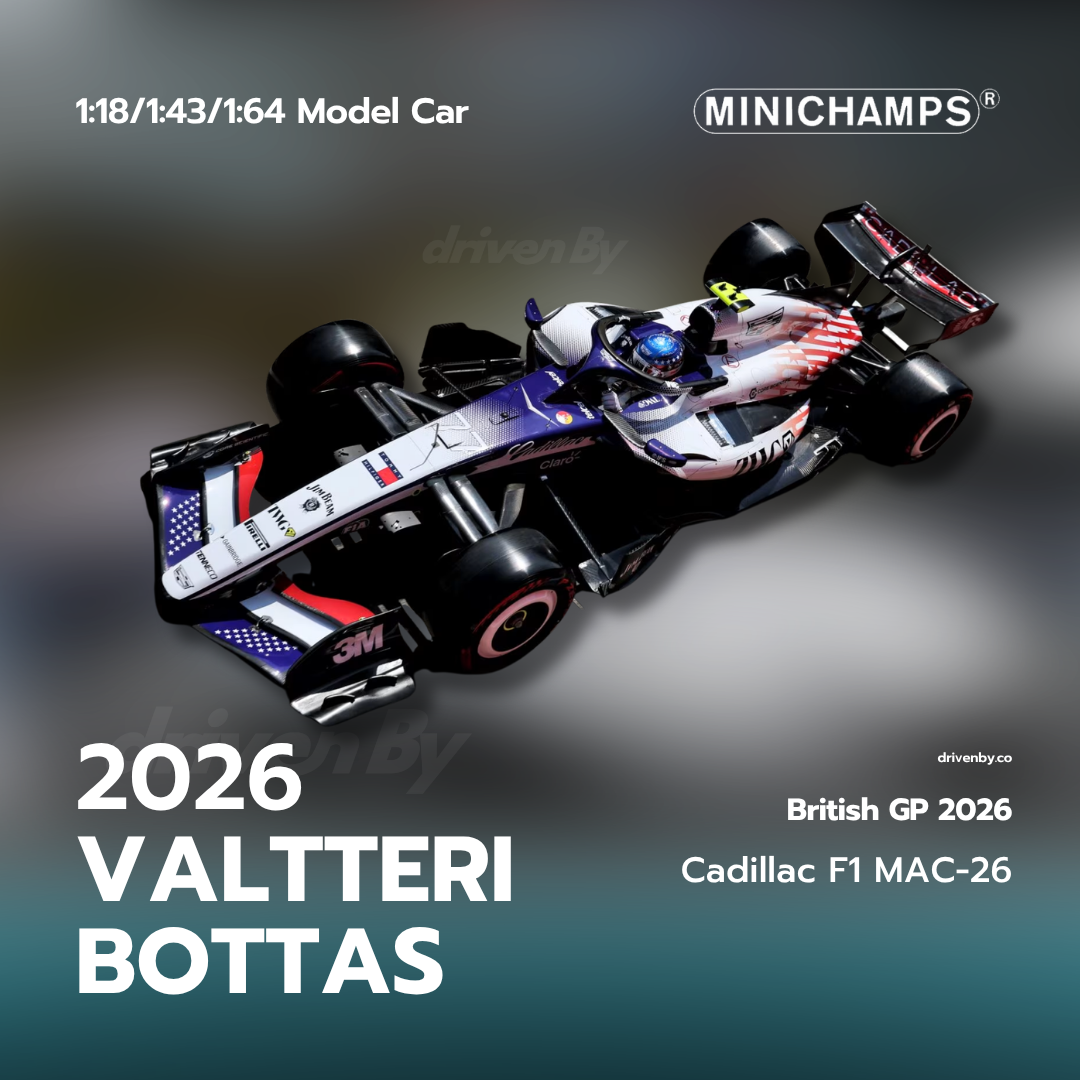 Valtteri Bottas Cadillac Formula 1 Team MAC-26 British GP 2026 - Minichamps Model Car