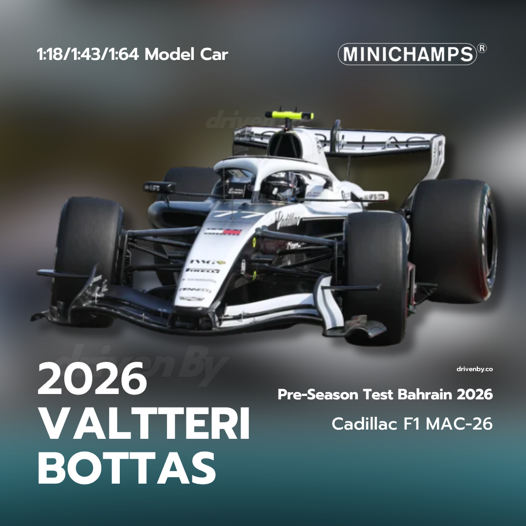 Valtteri Bottas Cadillac Formula 1 Team MAC-26 Pre-Season Test Bahrain 2026 - Minichamps Model Car