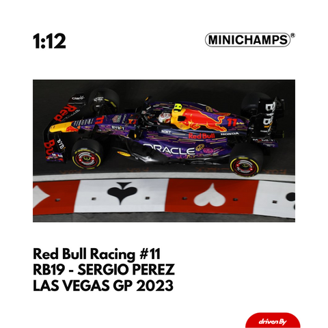 Red Bull Racing #11 RB19 - SERGIO PEREZ LAS VEGAS GP 2023 - Minichamps 1:12 Model Car