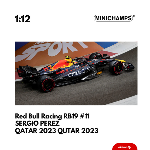 Red Bull Racing RB19 #11 SERGIO PEREZ QATAR 2023 QUTAR 2023 - Minichamps 1:12 Model Car
