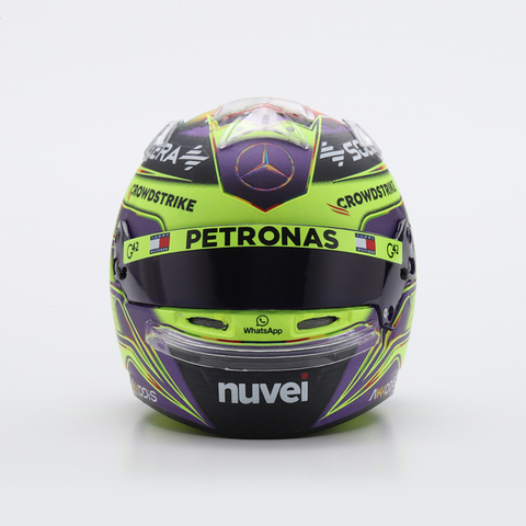 Lewis Hamilton - Mercedes AMG F1 Spanish GP 2024 LOVE Helmet Special Edition - 1/5 Proportion Spark Mini Helmet