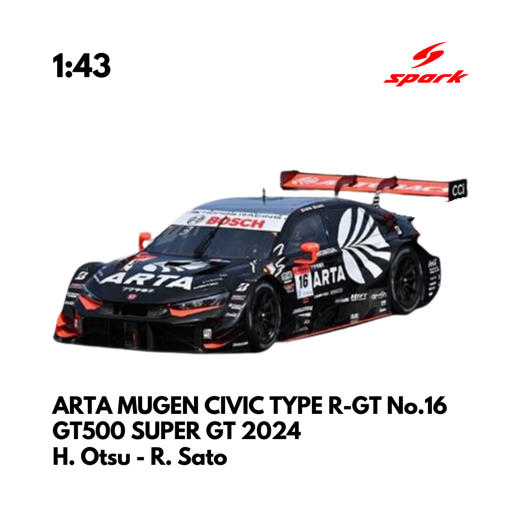 spark GRSupra GT500 sepangtest 2024 1/43