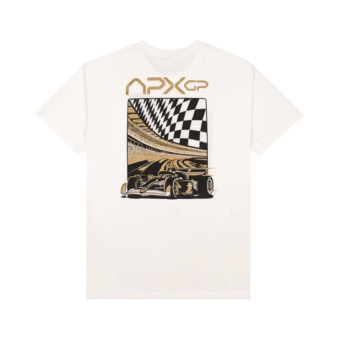 Formula 1 Movie APXGP Race Ready T-Shirt - Ivory White