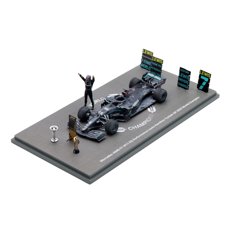 Lewis Hamilton Mercedes AMG W11 - Turkish GP 2020 Limited Edition Model Car with Figurine - Spark Model