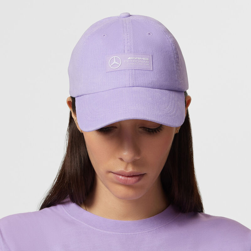 Mercedes-AMG F1 Retro Corduroy Cap - lilac
