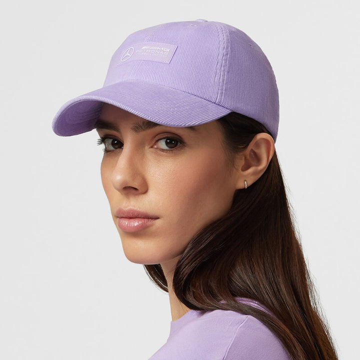 Mercedes-AMG F1 Retro Corduroy Cap - lilac
