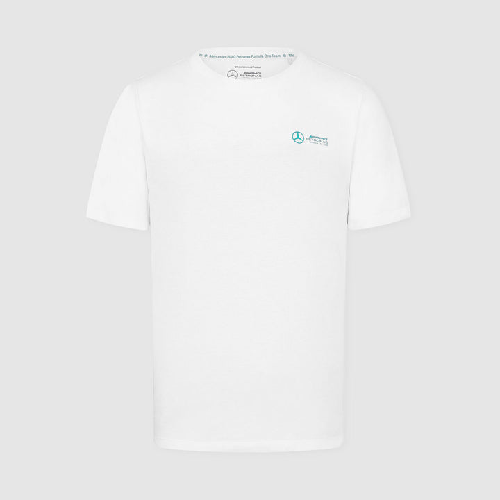 Mercedes-AMG Petronas  2024 Small Logo T-Shirt (White)