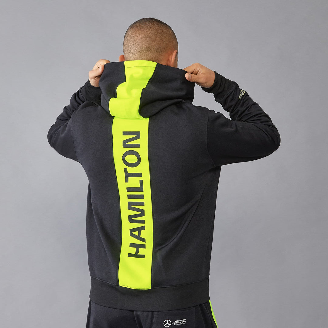 Mercedes-AMG Petronas – 2024 Lewis Hamilton Hoodie-Black
