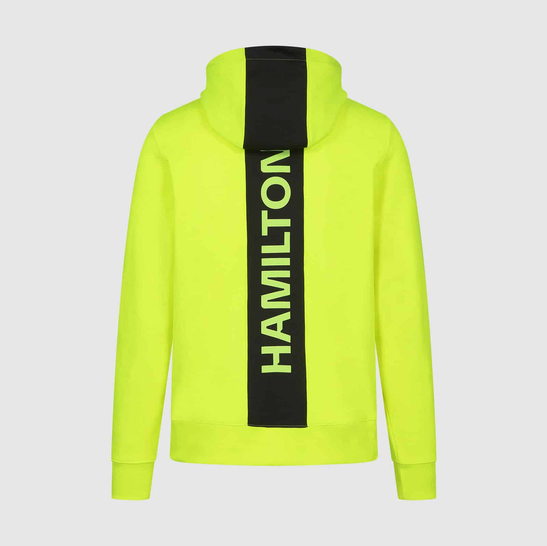 Mercedes-AMG Petronas – 2024 Lewis Hamilton Hoodie - Neon Yellow