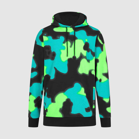 Mercedes-AMG Petronas – 2024 Spray Camo Relaxed Fit Hoodie