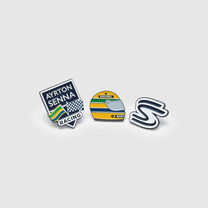 F1 Tech Collection – Ayrton Senna Pin Badge Set
