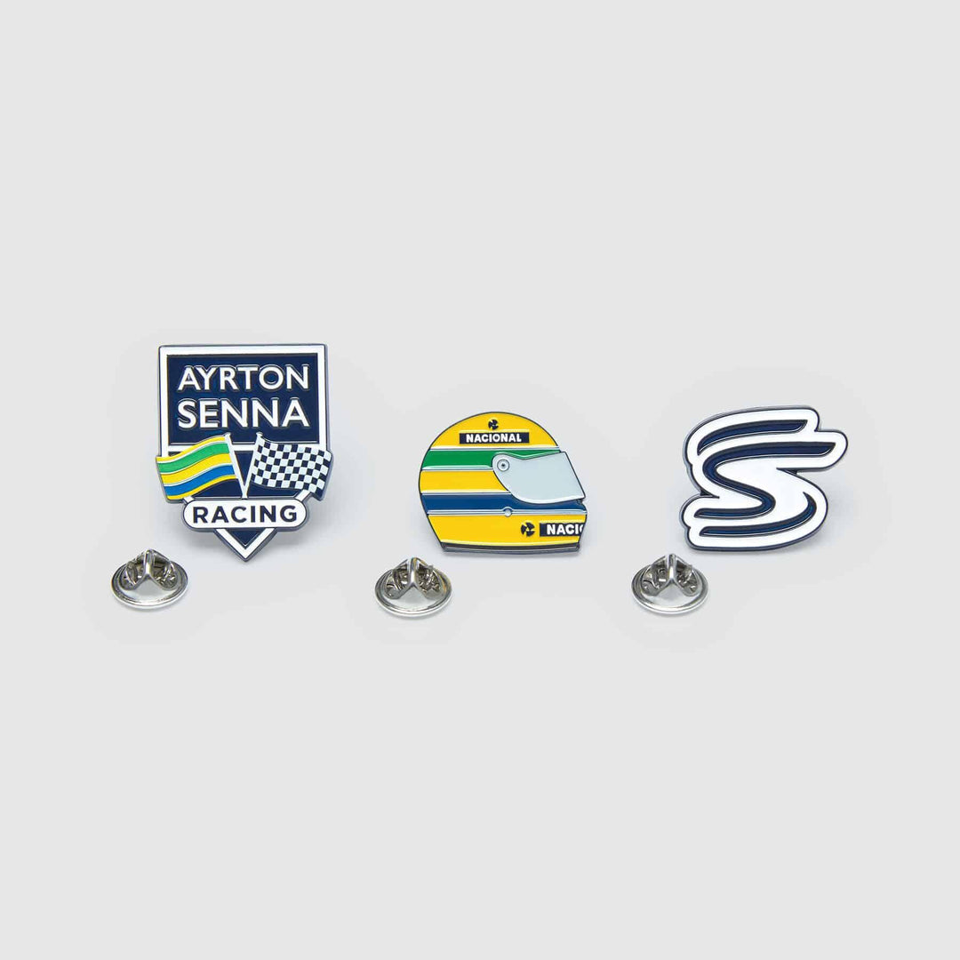 F1 Tech Collection – Ayrton Senna Pin Badge Set