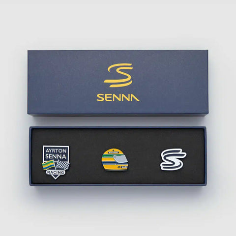 F1 Tech Collection – Ayrton Senna Pin Badge Set