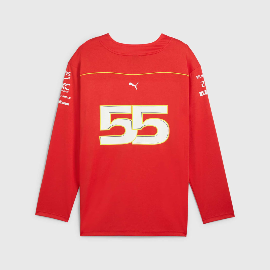 Scuderia Ferrari 2024 Carlos Sainz Canadian GP Ice Hockey Jersey