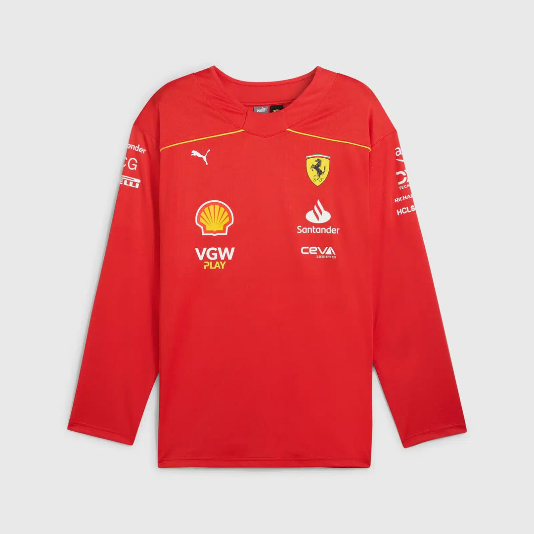Scuderia Ferrari 2024 Carlos Sainz Canadian GP Ice Hockey Jersey
