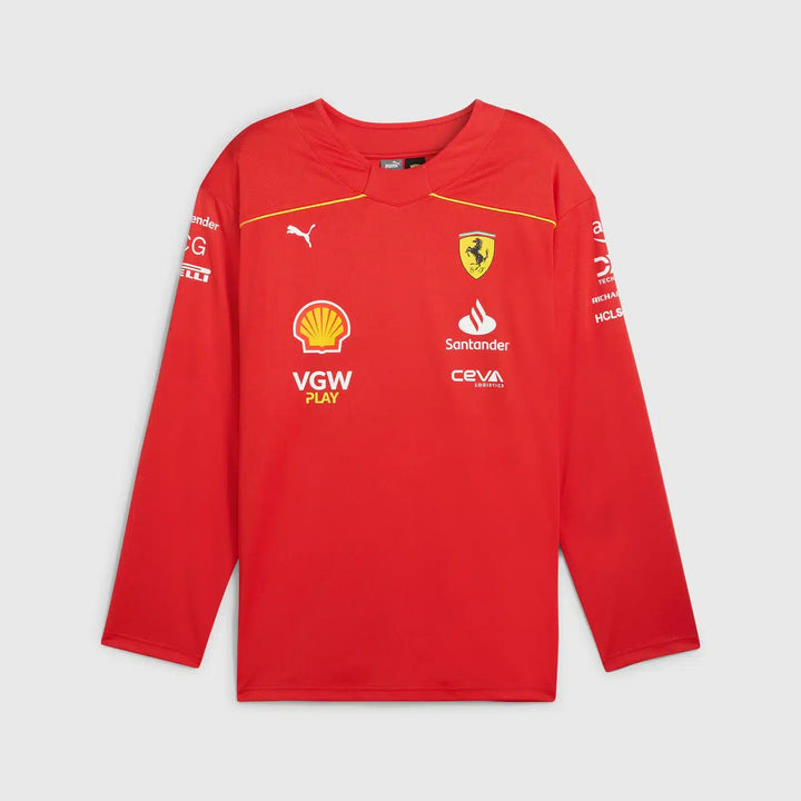 Scuderia Ferrari 2024 Carlos Sainz Canadian GP Ice Hockey Jersey