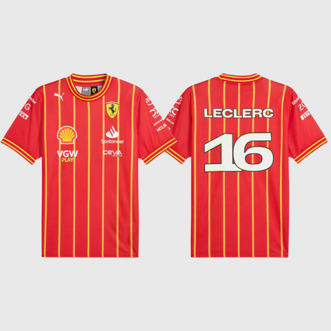 Scuderia Ferrari – 2024 Charles Leclerc Soccer Jersey