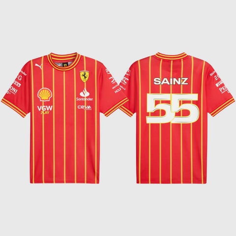 Scuderia Ferrari – 2024 Carlos Sainz Soccer Jersey