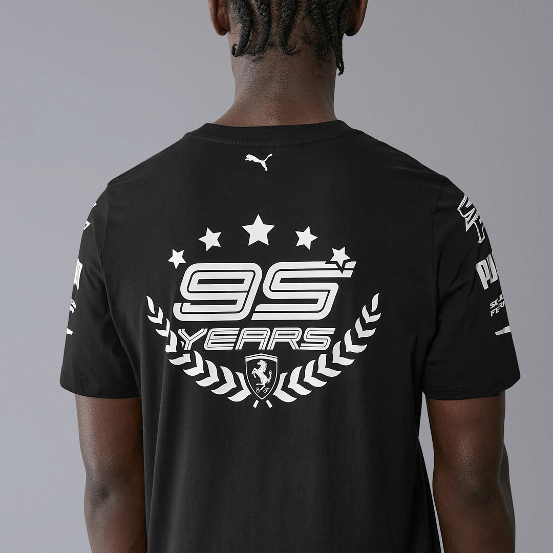 Scuderia Ferrari – 2024 95 Years T-Shirt (Black)