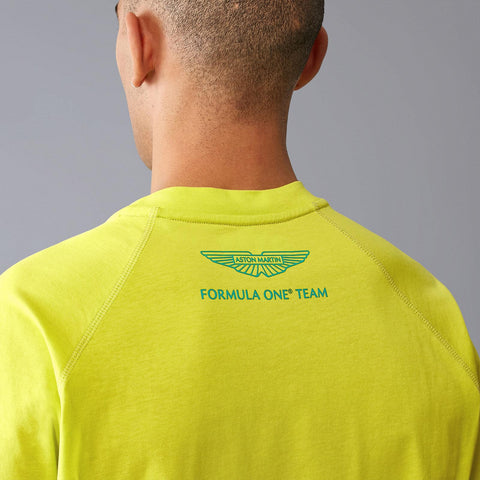 Aston Martin F1 Team  2024 Logo T-Shirt (Lime)