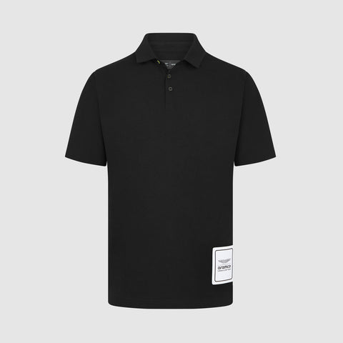 Aston Martin F1 Team 2024 Logo Polo (Black)