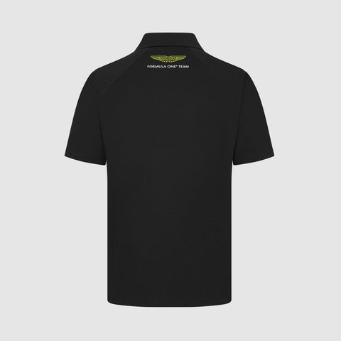 Aston Martin F1 Team 2024 Logo Polo (Black)