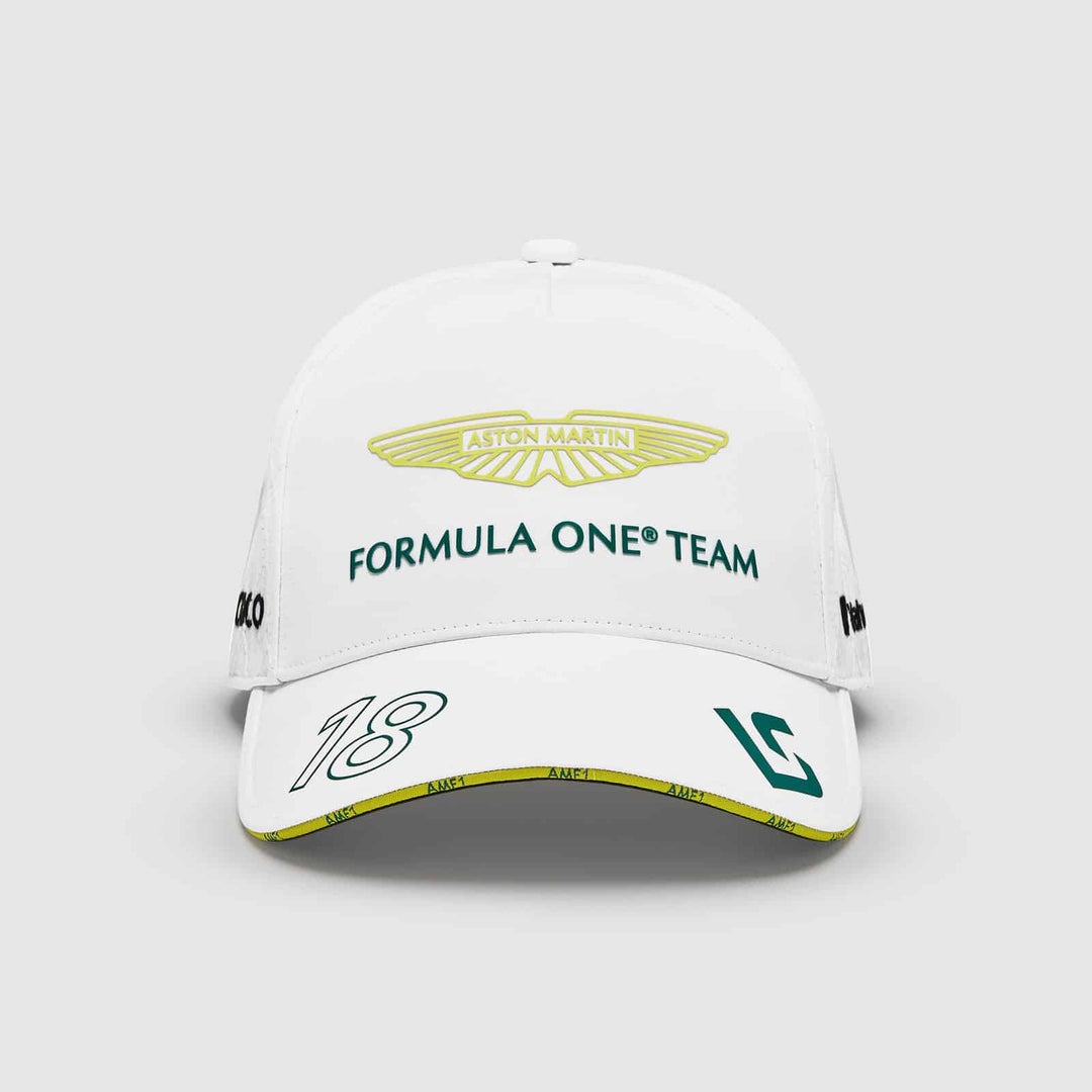 Aston Martin F1 Team – 2024 Lance Stroll Driver Cap (White)