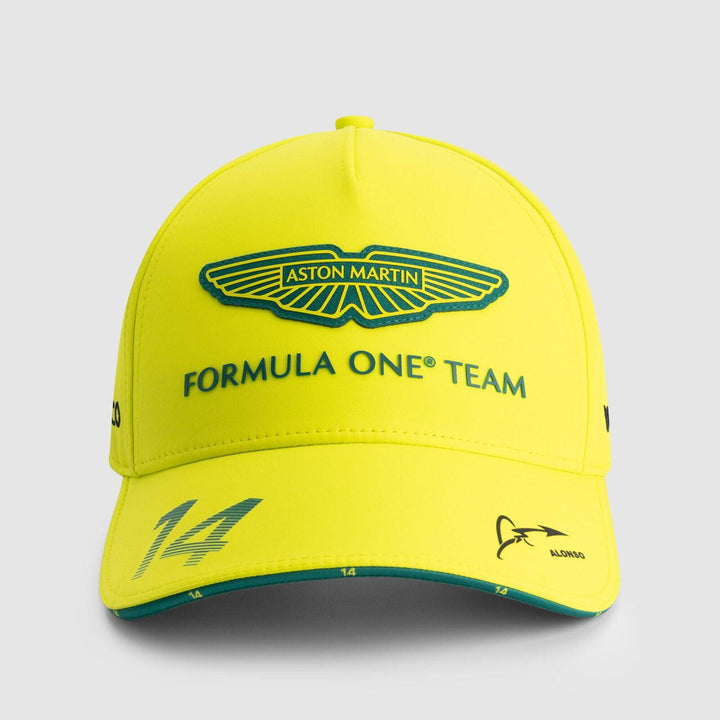 Aston Martin F1 Team 2025 Fernando Alonso Driver Cap Lime