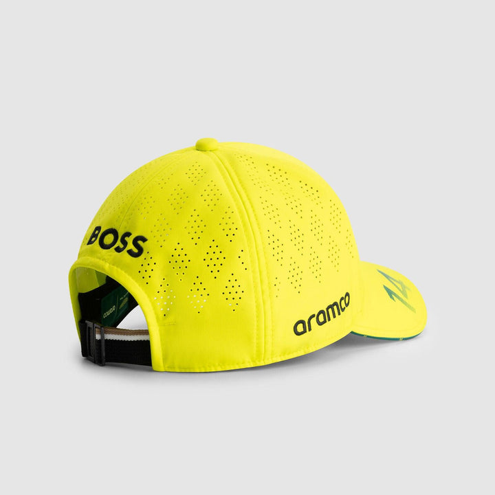 Aston Martin F1 Team 2025 Fernando Alonso Driver Cap Lime