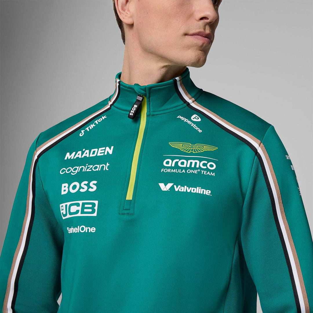 Aston Martin F1 Team 2025 Team 1/4 Zip Sweater – Driven By