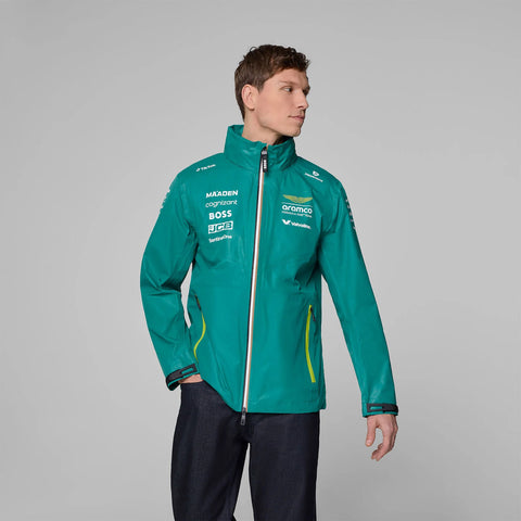 Aston Martin F1 Team 2025 Team Rain Jacket