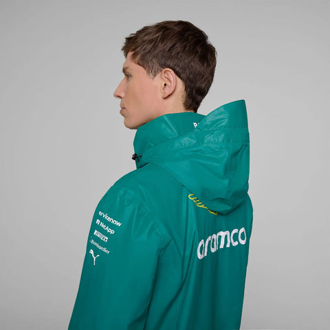 Aston Martin F1 Team 2025 Team Rain Jacket