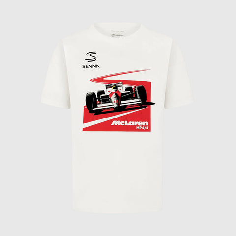 F1 Tech Collection – Ayrton Senna x Mclaren MP4/4 Graphic T-Shirt