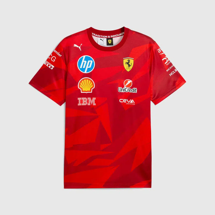 Scuderia Ferrari 2025 Las Vegas GP Team T-Shirt Special Edition