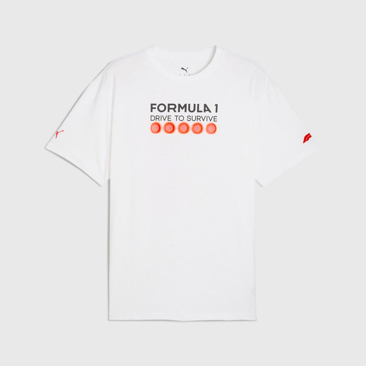 F1 Collection PUMA F1® Drive to survive Relaxed Graphic T-shirt - White