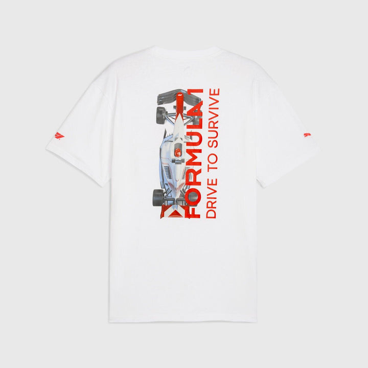 F1 Collection PUMA F1® Drive to survive Relaxed Graphic T-shirt - White