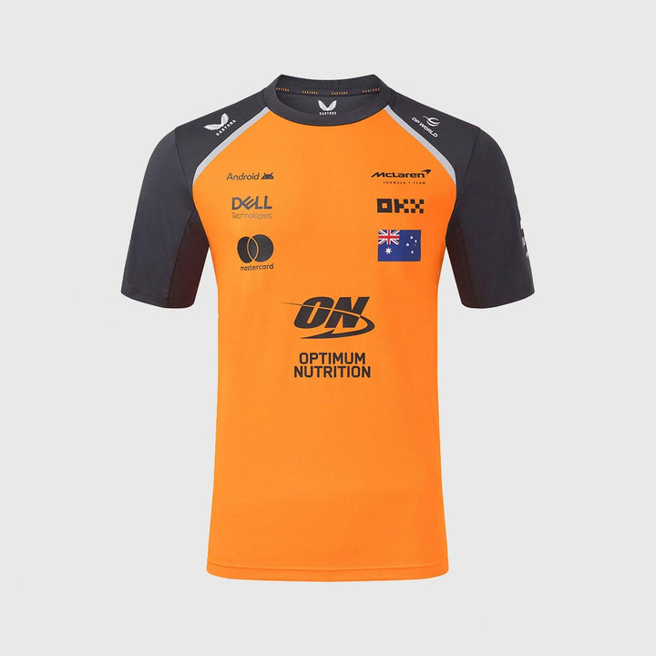 Mclaren F1 Team 2025 Oscar Piastri Driver T-Shirt Orange