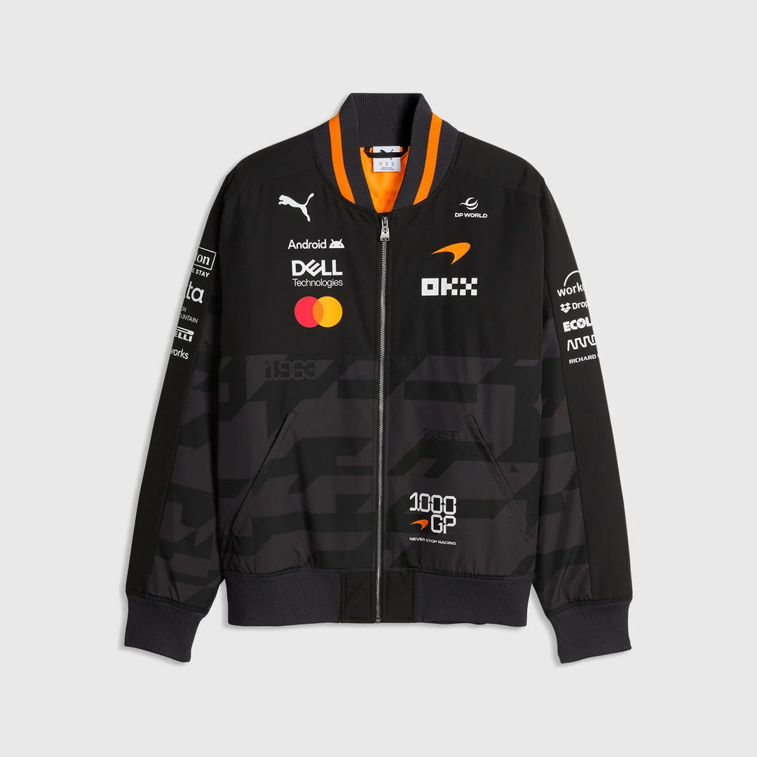 Mclaren F1 Team 2026 Special Edition 1000TH GP Bomber Jacket