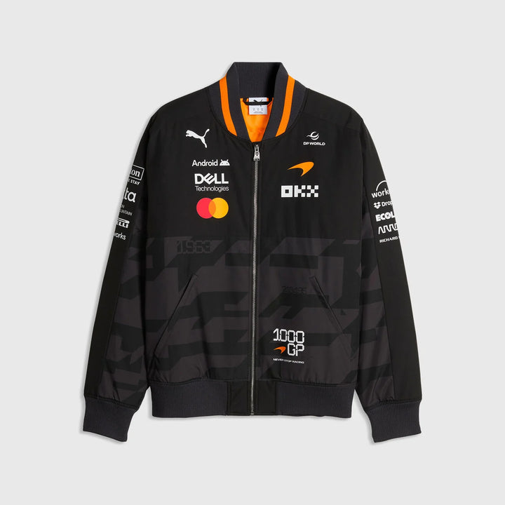 Mclaren F1 Team 2026 Special Edition 1000TH GP Bomber Jacket
