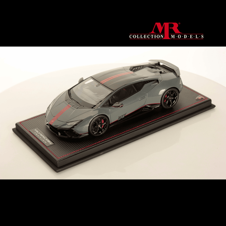 Lamborghini Huracan STO 60th anniversary Grigio Telesto 1:18 Model Car -  MR Collection