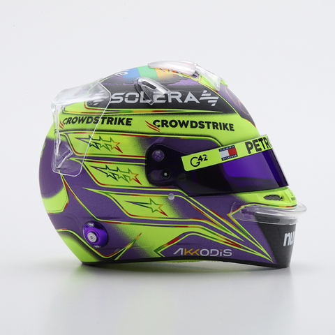 Lewis Hamilton - Mercedes AMG F1 Spanish GP 2024 LOVE Helmet Special Edition - 1/5 Proportion Spark Mini Helmet