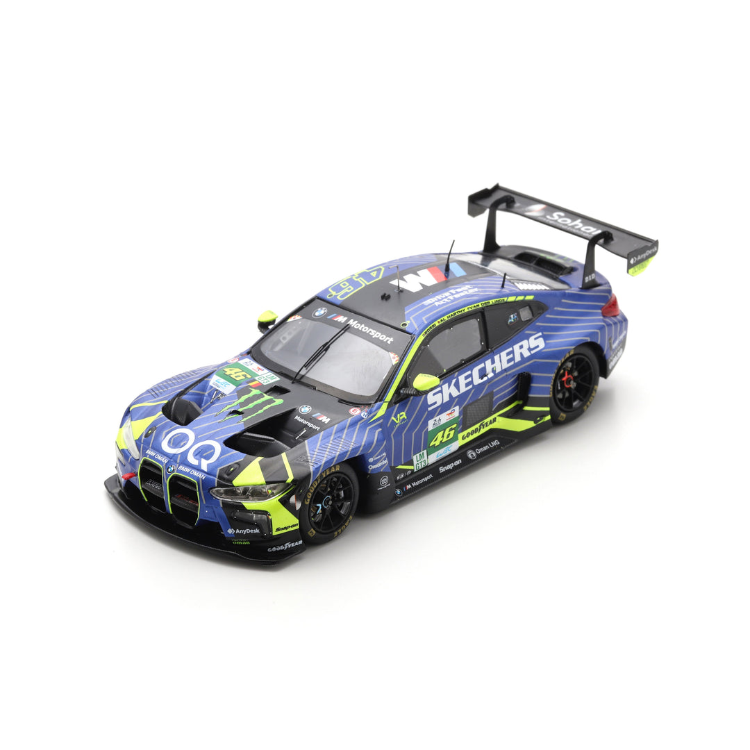 Valentino Rossi BMW M4 LMGT3 No.46 Team WRT Le Mans 24H 2025 - Spark 1:64 Model Car