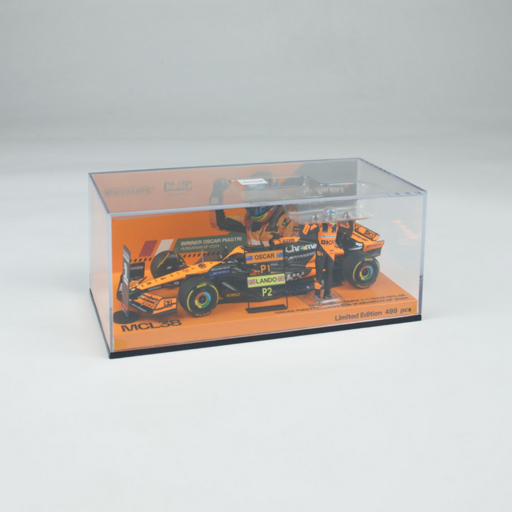 Oscar Piastri First Win Model Car -  McLaren F1 MCL38 Hungary GP 2024 Winner Limited Edition | 1:43 Minichamps Model Car