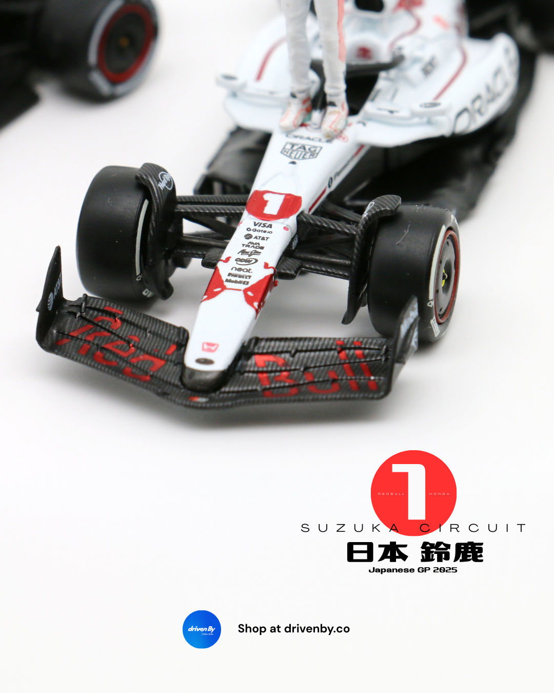Max Verstappen Red Bull RB21 Japan GP 2025 Winner Special Livery Special Edition- 1:64 Minichamps Model Car