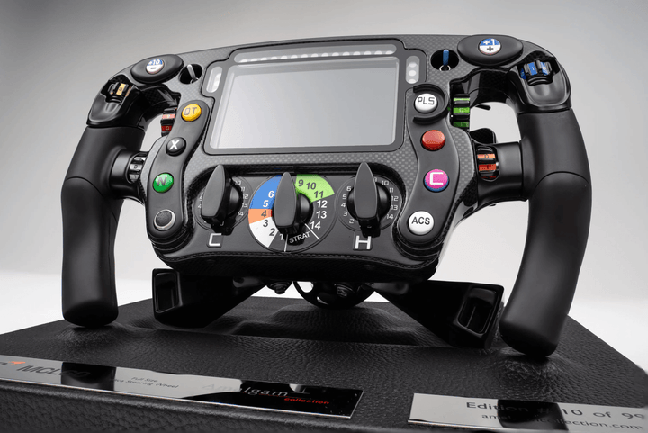 MCLAREN MCL60 STEERING WHEEL 1:1 SCALE - Amalgam Collection