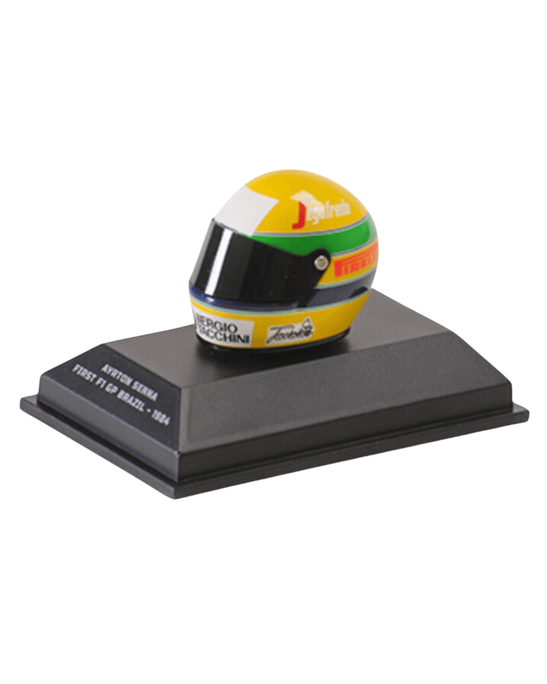 AYRTON SENNA-HELMET - Scale 1:8 -Minichamps – Driven By
