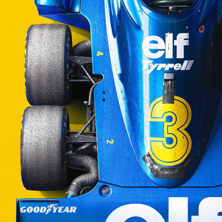 Tyrrell P34 1976 Jody Scheckter Swedish Grand Prix Tyrrell Automobilist Poster