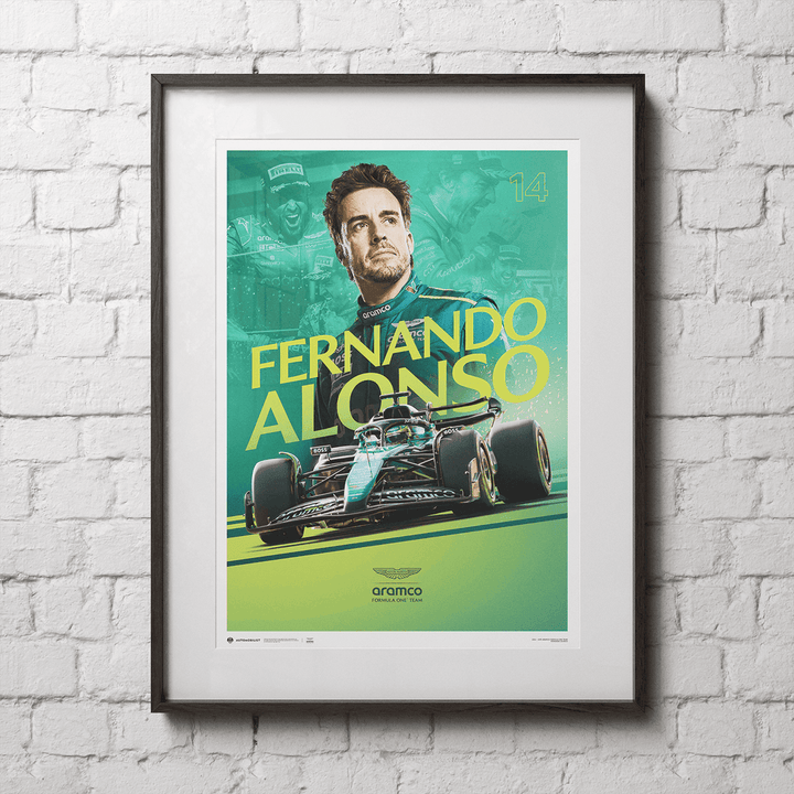 Aston Martin Aramco Formula One® Team - Fernando Alonso - 2024 Poster