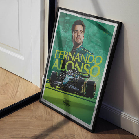 Aston Martin Aramco Formula One® Team - Fernando Alonso - 2024 Poster