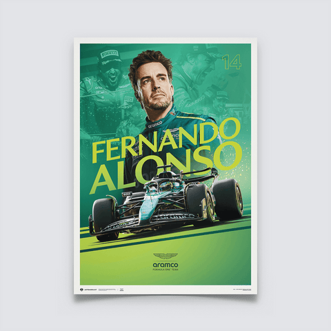 Aston Martin Aramco Formula One® Team - Fernando Alonso - 2024 Poster